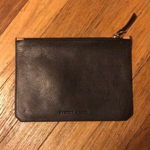 Black and Tan Etienne Aigner pouch wallet